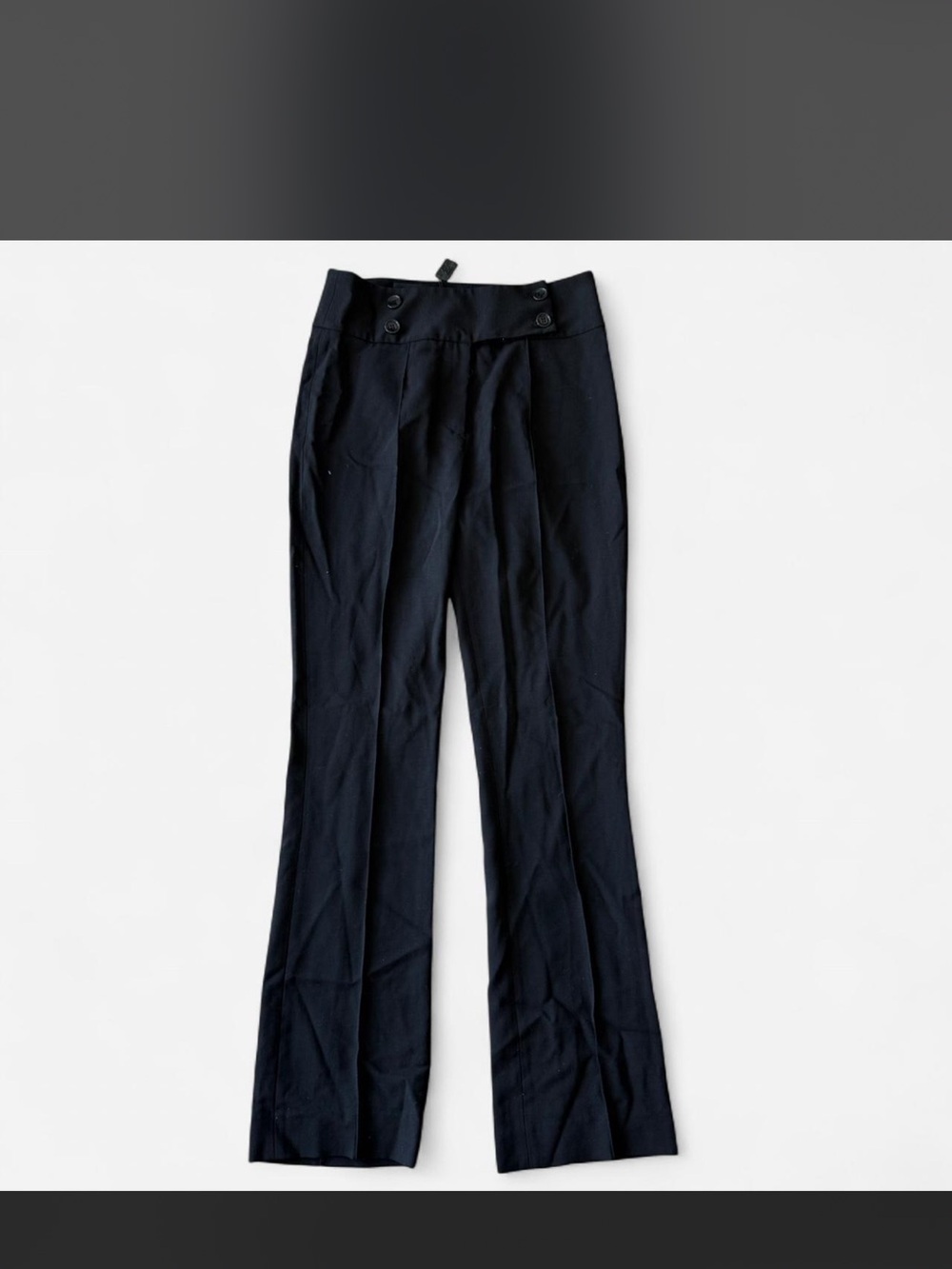 Dolce & Gabbana Black Boot-Cut Dress Pants